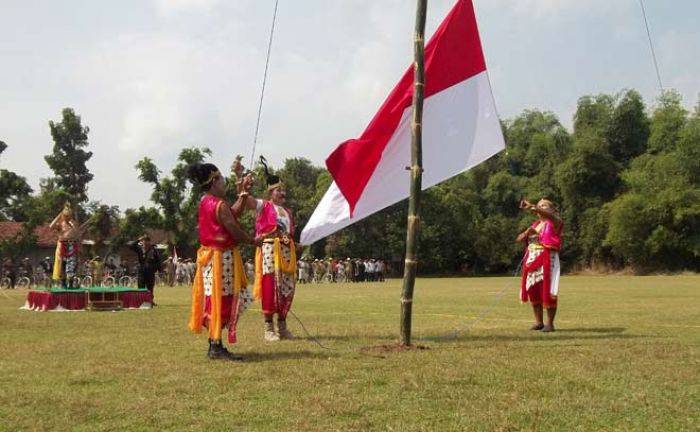 Arjuna dan Gatotkaca pun Ikuti Upacara Hari Kemerdekaan Indonesia