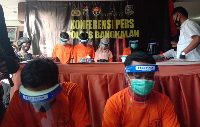 ​Polres Bangkalan Tangkap 7 Pengedar Narkoba, 3 di antaranya Wanita
