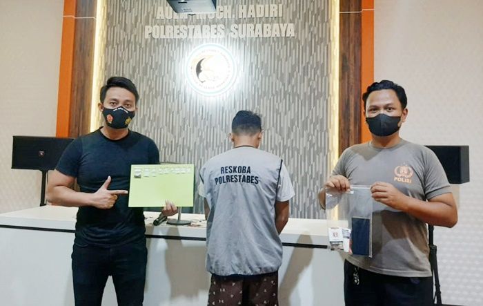 Jual 8 Poket Sabu dan Ganja, Warga Rungkut Surabaya Diciduk Polisi