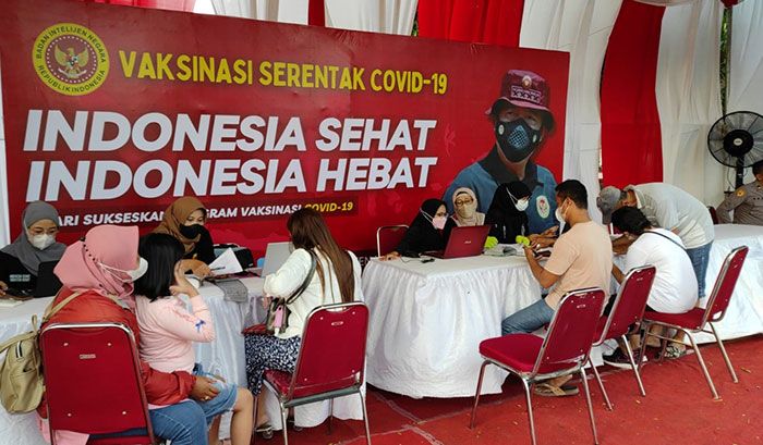 Binda Jatim dan Dinkes Kabupaten Kediri Gelar Vaksinasi Covid-19 di Panjalu Scooter Fest