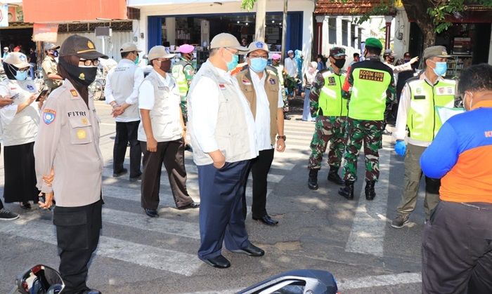 Pjs Wali Kota Pasuruan Pimpin Operasi Prokes Covid-19, Jaring 31 Pelanggar