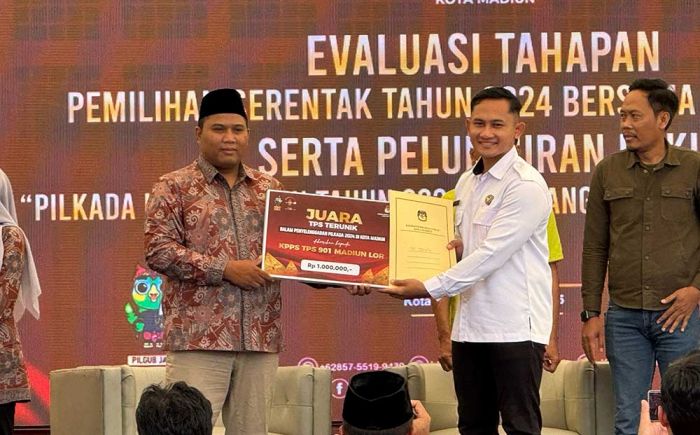 Lapas Pemuda Kelas IIA Madiun Raih Penghargaan TPS Terunik pada Pemilu Serentak 2024