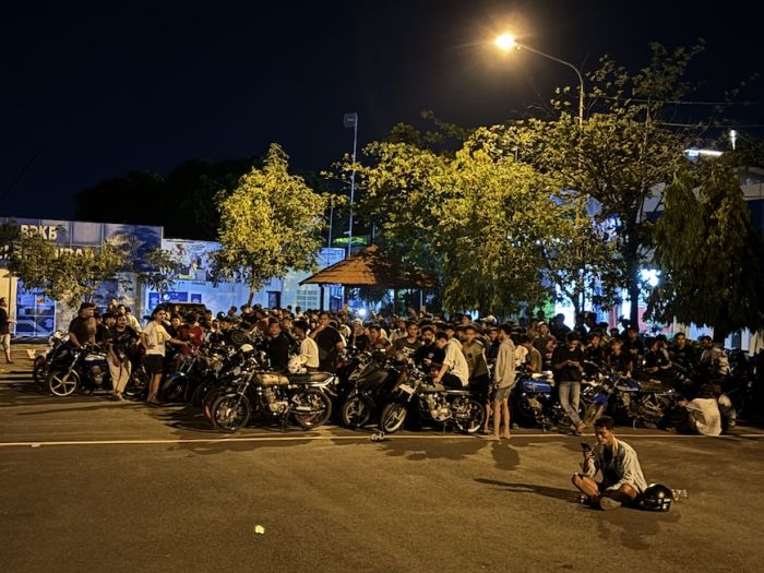 Razia Balap Liar, 158 Motor Diamankan di Mapolres Tuban