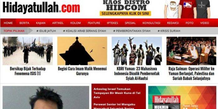 Dianggap Sebarkan Radikalisme, Situs Hidayatullah.com Dapat Surat Pembelokiran