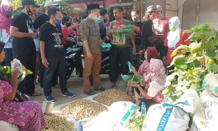 Paslon Sugiri Sancoko-Lisdyarita Mulai Blusukan ke Sejumlah Pasar Tradisional