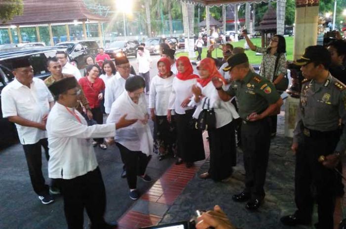 Peringati Harlah Pancasila, Bupati Blitar Sambut Rombongan Megawati di Pendopo Ronggo Hadi Negoro