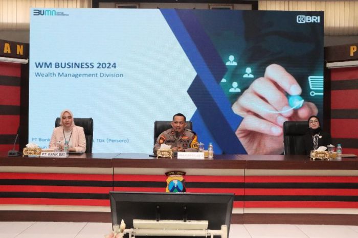 BRI Beri Sosialiasi Manfaat Investasi ke Anggota Polres Tuban sebagai Bekal Pensiun