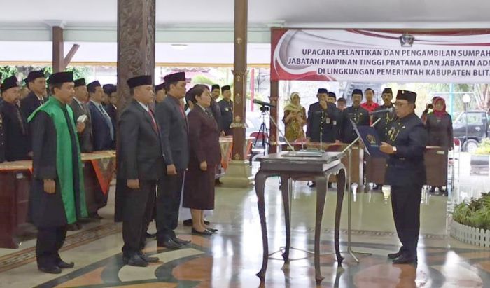 Kesempatan Terakhir Bupati Blitar Lakukan Mutasi Besar-besaran