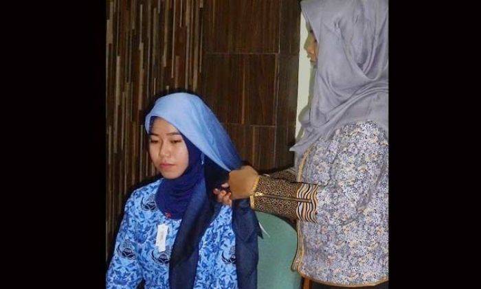 Sambut Ramadhan, Dharma Wanita Gresik Gelar "Hijab Class"