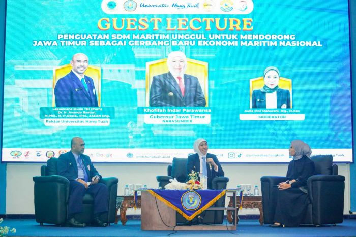 Jadi Guest Lecture Dies Natalis ke-39 UHT, Khofifah: SDM Maritim Unggul untuk Gerbang Baru Nusantara