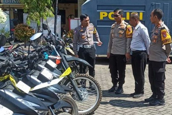 Diduga Bodong, Sembilan Motor Diamankan Polres Situbondo