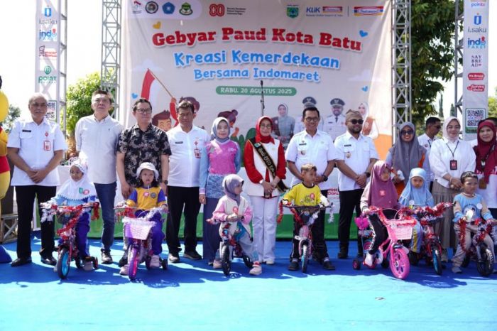 Seribu Anak Meriahkan Gebyar PAUD 2025, di Balai Kota Among Tani Kota Batu