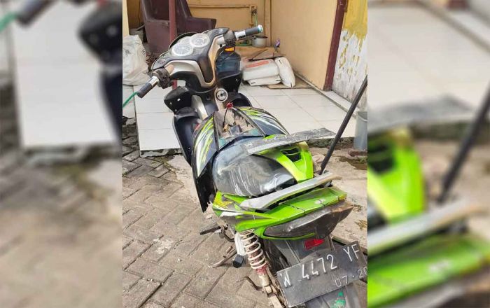 Pelaku Pencurian Motor di Sidoarjo Ditangkap Setelah Kehabisan Bensin