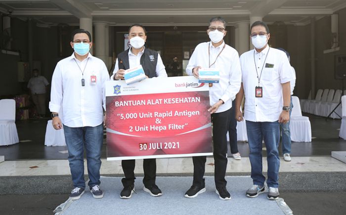 Bantu Tangani Covid-19, Sejumlah Perusahaan Salurkan Bantuan untuk Pemkot Surabaya