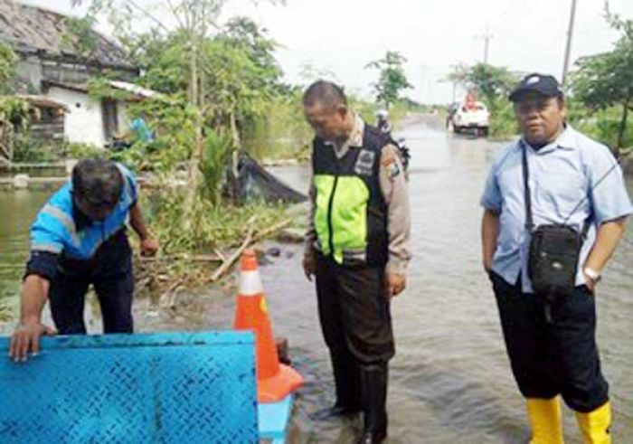 Banjir Kali Lamong Rendam Tandon PDAM Surabaya, Air Jadi Kotor