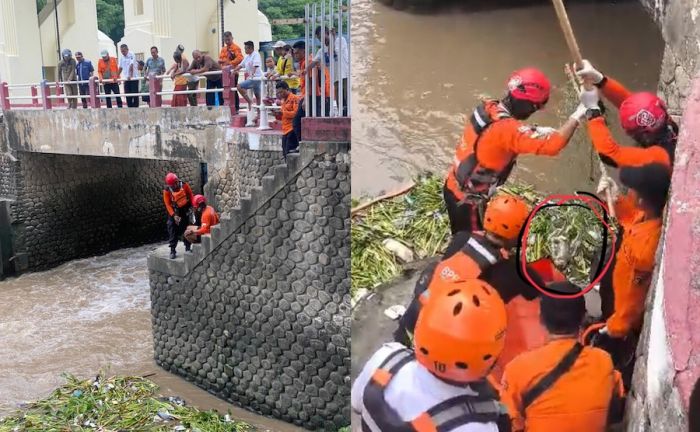 Geger Penemuan Jenazah Bayi Tersangkut Eceng Gondok di Pintu Air Jagir