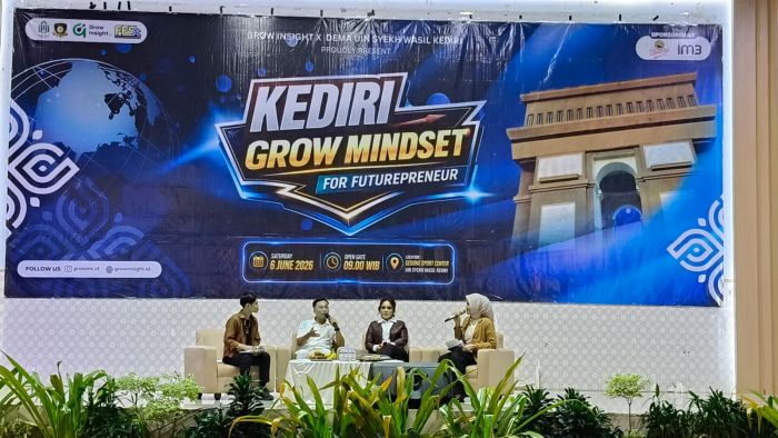 Dema UIN Syekh Wasil Gelar Kediri Grow Mindset 2026, Diikuti 1.500 Mahasiswa