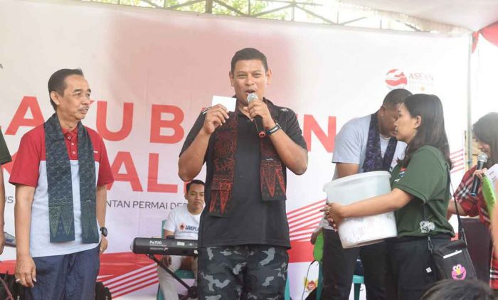 Mas Abu Mlaku Bareng Warga RW 3 Perum Griya Intan Permai Dermo Kediri