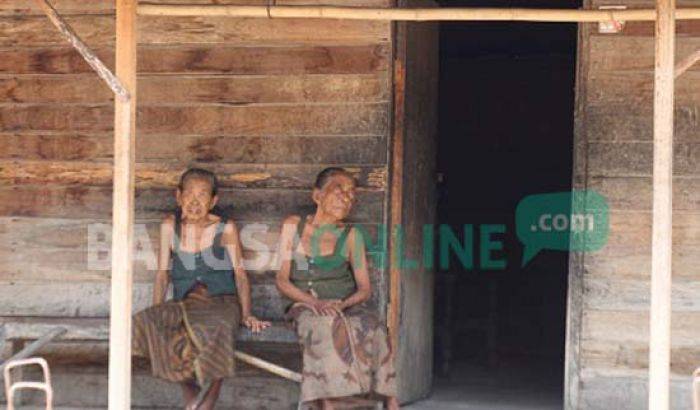 Derita Dua Nenek Buta dan Sebatangkara di Gresik, Makan dari Belas Kasihan Tetangga