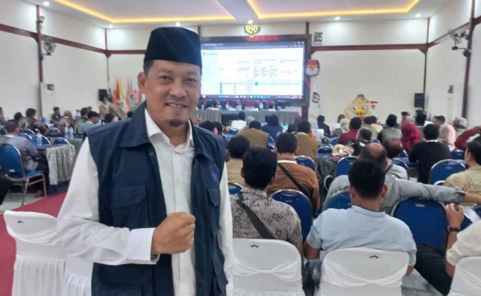 KPU Kabupaten Mojokerto Gelar Pleno, Ketua Tim Pemenangan Pasangan Mubarok Yakin Menang