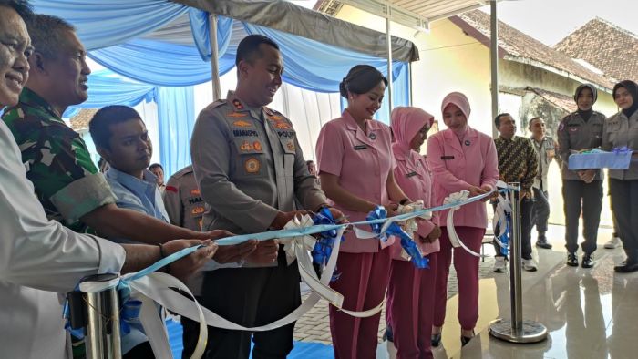Kapolres Kediri Resmikan SPPG 3 di Lahan Polsek Kandat
