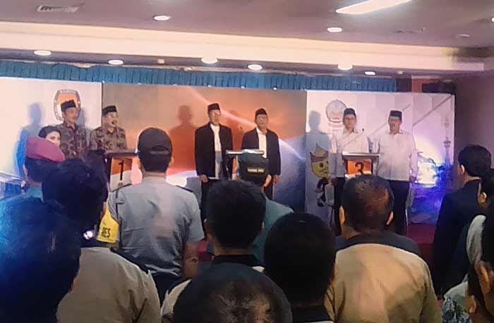 Sesi Pertama Debat Ketiga Cabup-Cawabup Bangkalan, Ini Visi-Misi Masing-masing Paslon