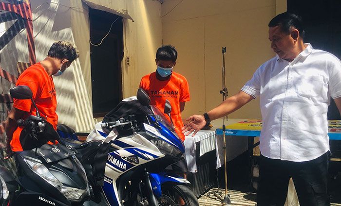 Polsek Sukolilo Surabaya Tangkap 2 Spesialis Pencuri Motor Sport dari Madura