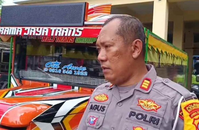 Satlantas Polres Blitar Kota Tertibkan Empat Kereta Kelinci saat Operasi Zebra Semeru 2025