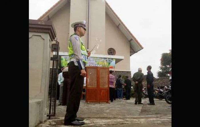 Kasatlantas Batu Terjun Langsung Pengamanan Paskah