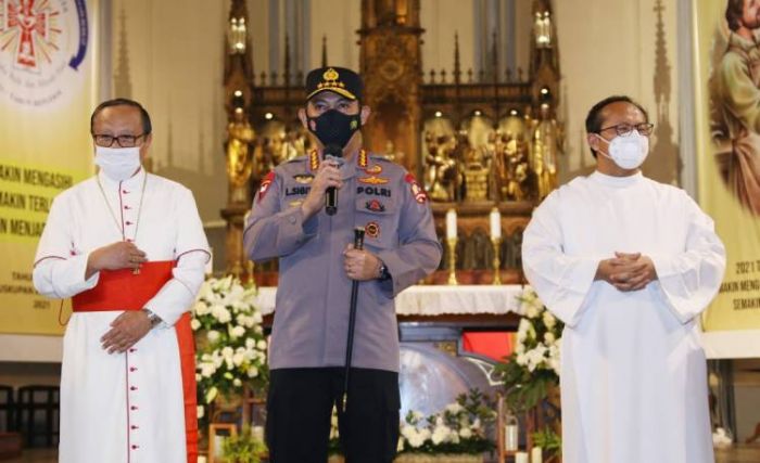 Pastikan Keamanan Minggu Paskah, Kapolri Roadshow ke Sejumlah Gereja di Jakarta