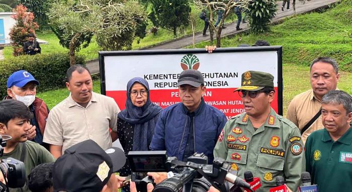 Bersama Kementerian Kehutanan, Kementerian ATR/BPN Tertibkan Bangunan di Puncak