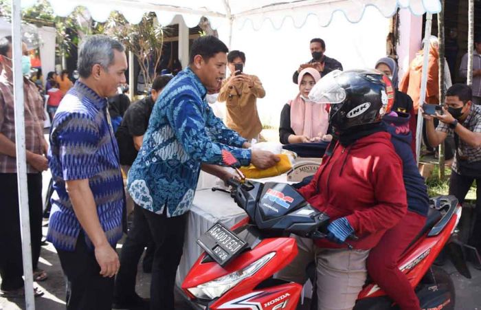 Animo Masyarakat di Bazar Pangan Murah Tinggi, Wali Kota Kediri Bilang Begini