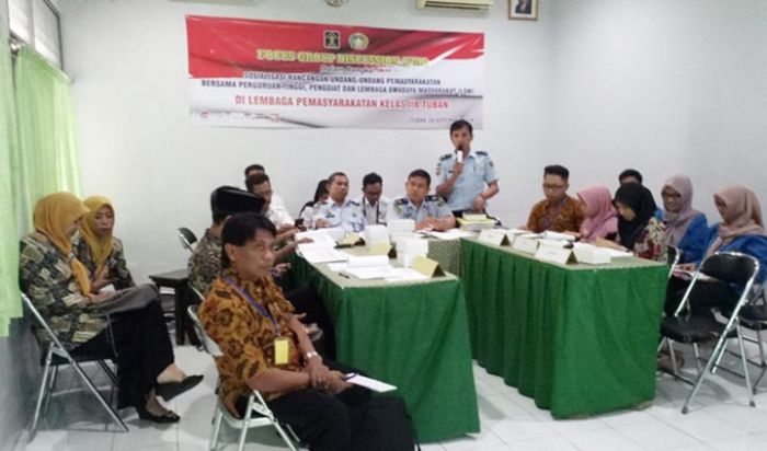 Undang Akademisi dan Tokoh Masyarakat, Lapas Tuban Bahas RUU Pemasyarakatan Undang Akademisi dan Tokoh Masyarakat, Lapas Tuban Bahas RUU Pemasyarakatan