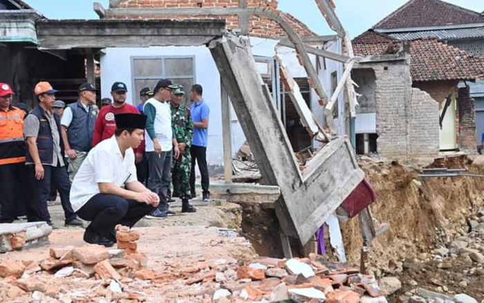 Pastikan Penanganan Infrastruktur Berjalan Cepat, Bupati Trenggalek Lakukan Peninjauan