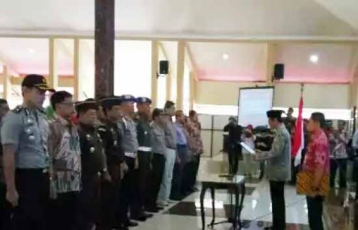 Kukuhkan Satgas Saber Pungli Bondowoso, Bupati Amin Minta Tim Prioritaskan Pencegahan