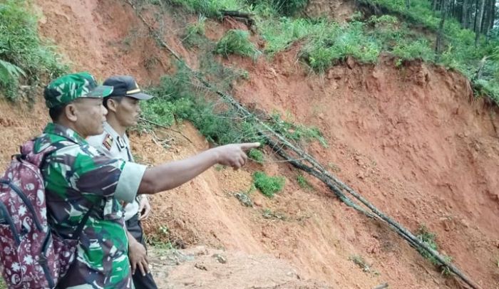 Akibat Tanah Longsor, 5 KK di Desa Tugurejo Ponorogo Mengungsi