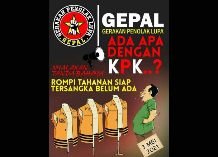 Hari ini, Gepal Kembali Turun Aksi Desak KPK Tetapkan Tersangka Kasus Dugaan Korupsi PDAM Gresik