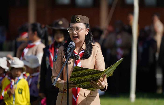 Ketua Kwarcab Pramuka Kediri Gelar Gebyar Pramuka Prasiaga