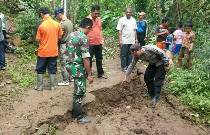 10 Rumah di Desa Terbis Trenggalek Terancam Ambles Akibat Tanah Bergerak