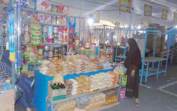 Hari Pertama, Pasar Dadakan Ramadan di Lamongan Sudah Ramai Dikunjungi Pembeli