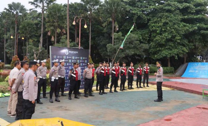 Polres Kediri Kota Amankan Event Brantastic, Beri Pesan Kamtibmas saat Ramadhan