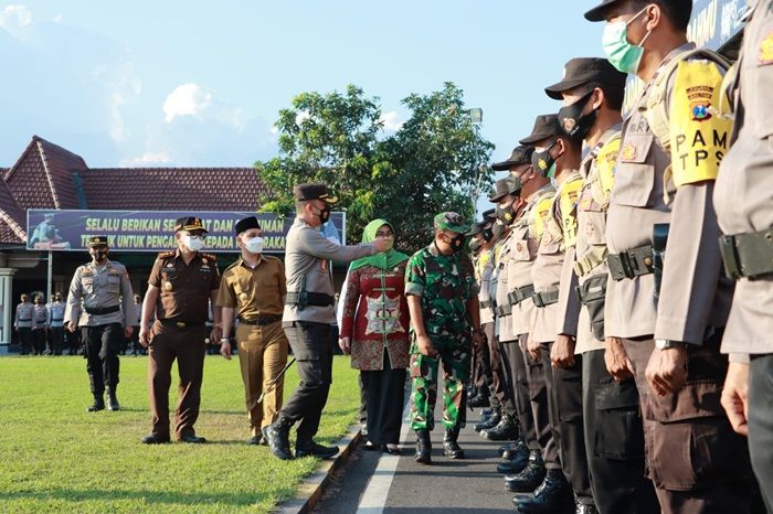 Jelang Pilkades Serentak, Polres Mojokerto Kota Siagakan 643 Personel Gabungan dan Petakan TPS