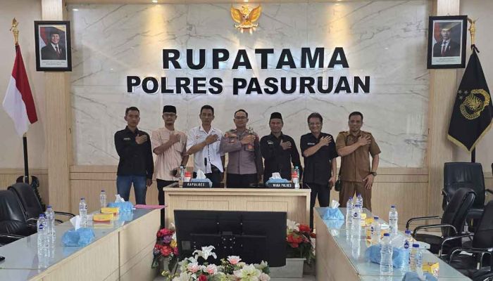 Polres Pasuruan Perkuat Kamtibmas Lewat Silaturahmi dengan Perguruan Silat se-Jawa Timur