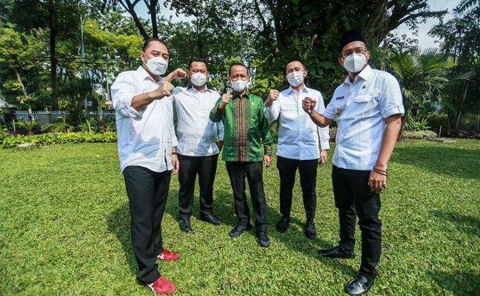 Genjot Investasi, Kepala BKPM Bertemu Trio Kepala Daerah di Surabaya