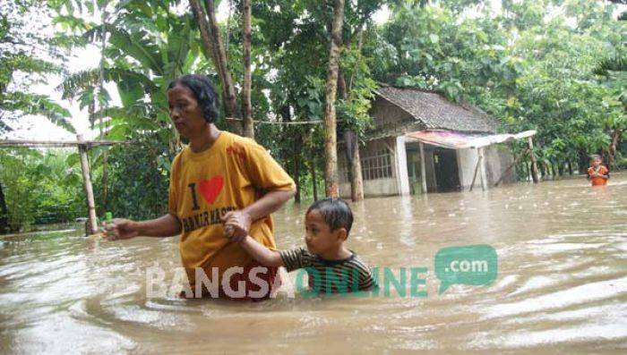 Puluhan Rumah di Mojoagung Jombang Terendam Banjir