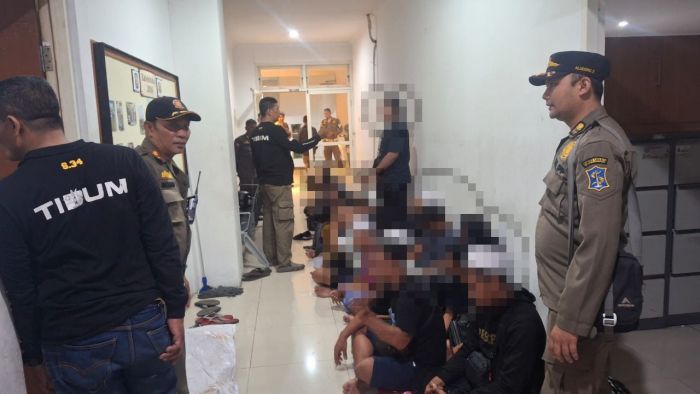 Satpol PP Amankan 30 Pemabuk yang Kedapatan Pesta Miras di Sejumlah Titik Kawasan Kenjeran