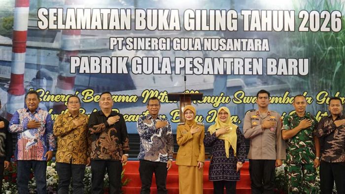 Buka Giling PG Pesantren Baru 2026, Wali Kota Kediri Tekankan Inovasi dan Lingkungan