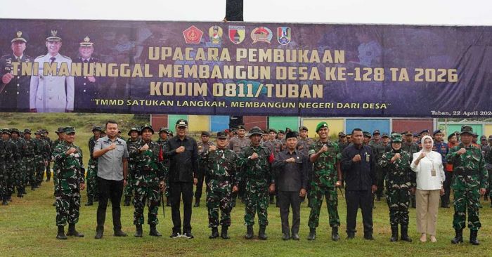 TMMD ke-128 di Tuban Resmi Dibuka, Fokus Bangun Desa