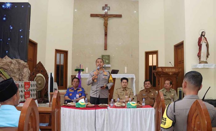 Kapolres Kediri Kota dan OPD Kunjungi Gereja