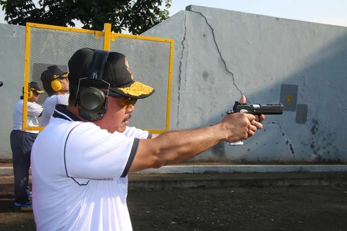 Begini Suasana Latihan Menembak Pangarmatim